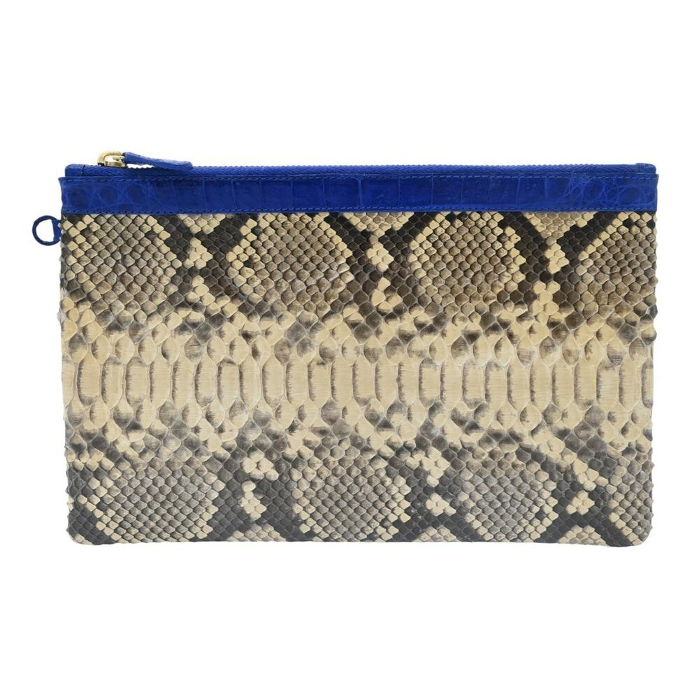 Nancy Gonzalez Erica Python Zip Pouch - image 1